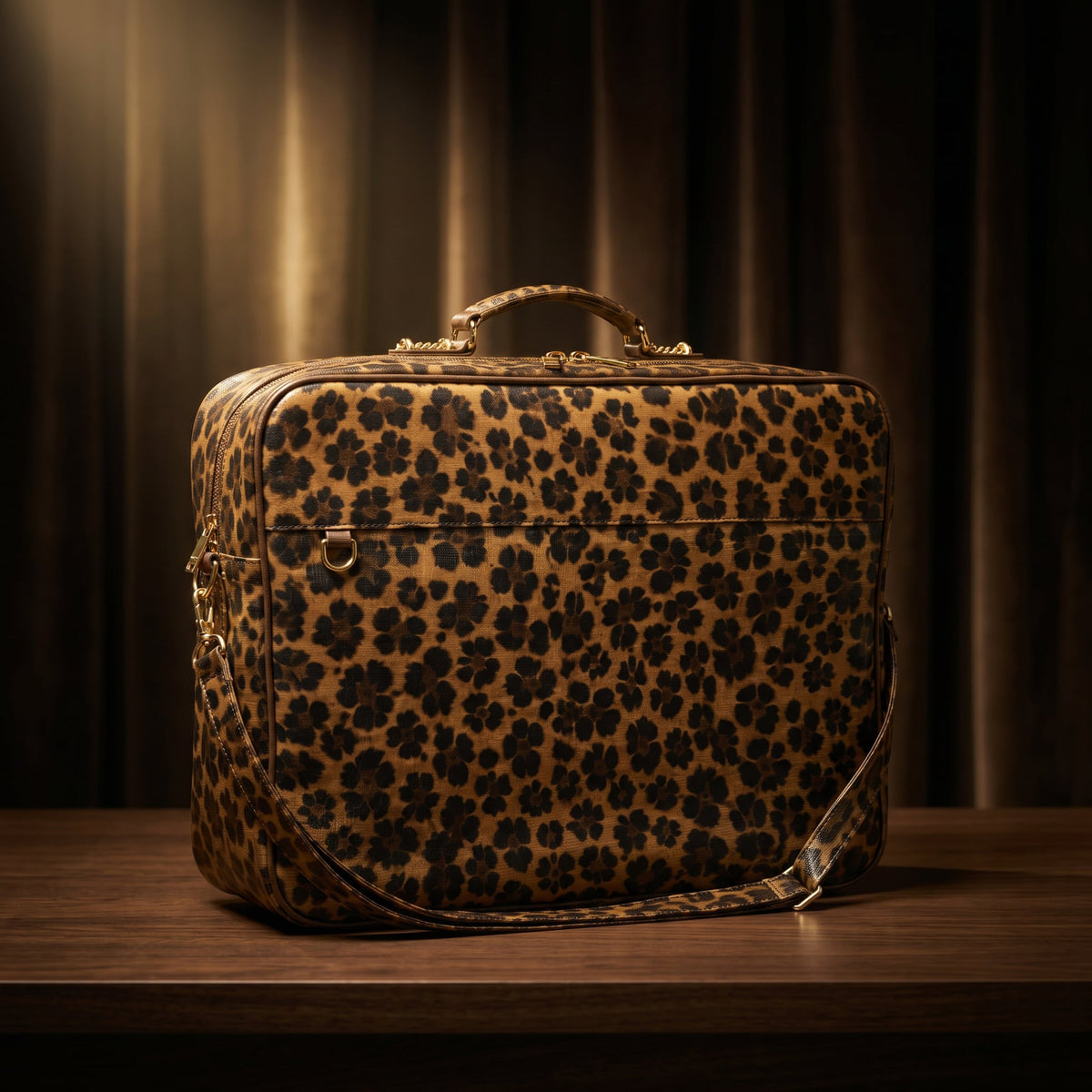 WORKSTATİONBAG- Leopar Desenli