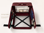 Velora Bordeaux Lumière Workstation Bag | Işıltılı Bordo Kadın Laptop Çantası