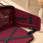 Velora Bordeaux Signature Workstation Bag | Bordo Kadın Laptop ve Çalışma Çantası