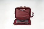 Velora Bordeaux Lumière Workstation Bag | Luminous Burgundy Laptop Bag