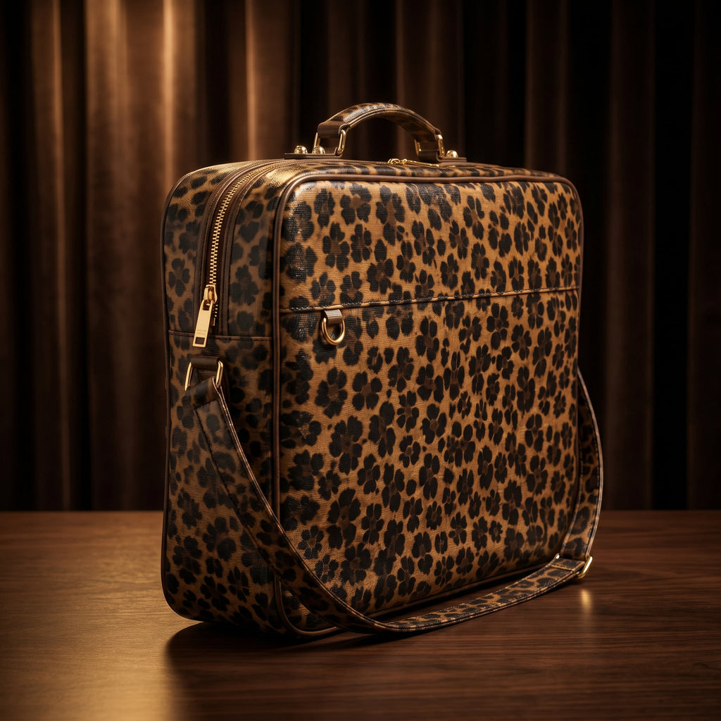 WORKSTATİONBAG- Leopar Desenli