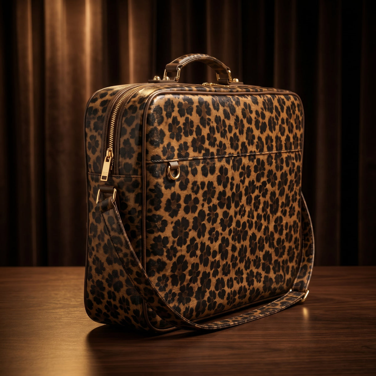 WORKSTATİONBAG- Leopar Desenli